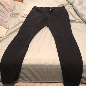 Loft black skinny jeans
